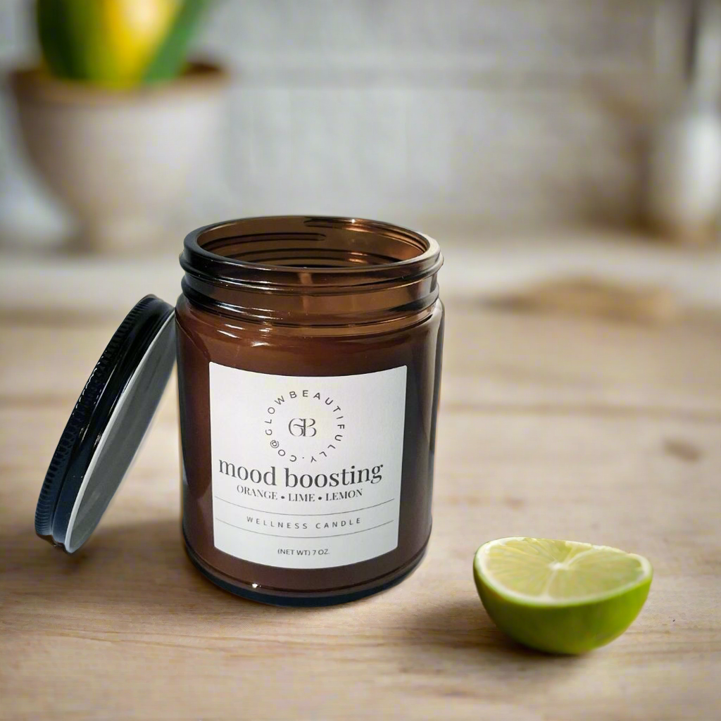 Mood Boosting (Orange Lime Lemon) -Wellness Candle