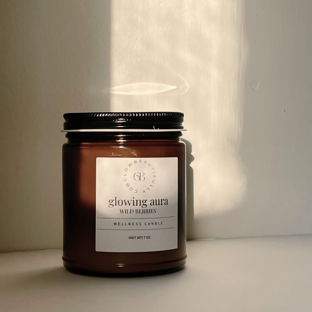 Wellness Candle: Glowing Aura (Wild Berries)